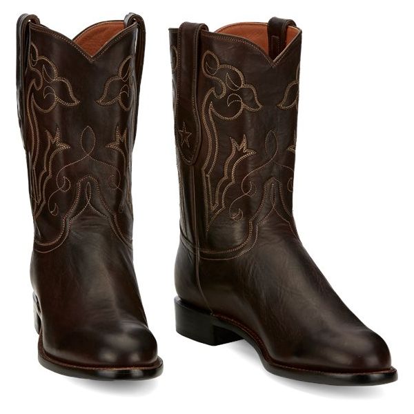 Tony Lama Boots Men's CHOCOLATE RISTA-Brown - Click Image to Close