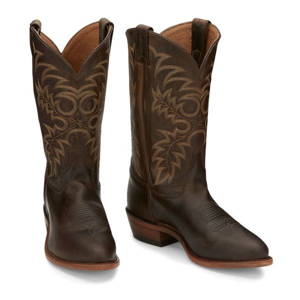 Tony Lama Boots Men's SEGAR-Chocolate Brown - Click Image to Close