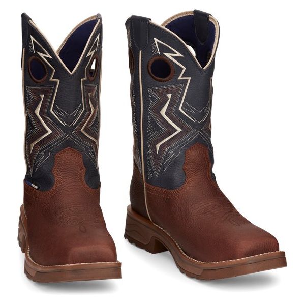 Tony Lama Boots Men's FORCE COMP TOE-Dark Brown - Click Image to Close