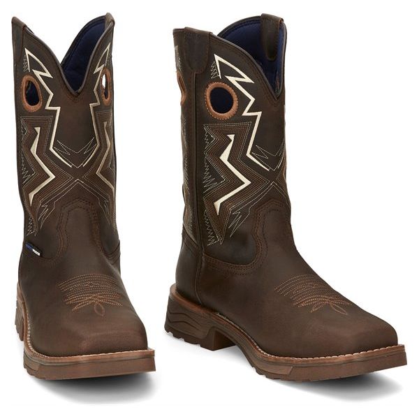 Tony Lama Boots Men's FORCE COMP TOE-Walnut - Click Image to Close