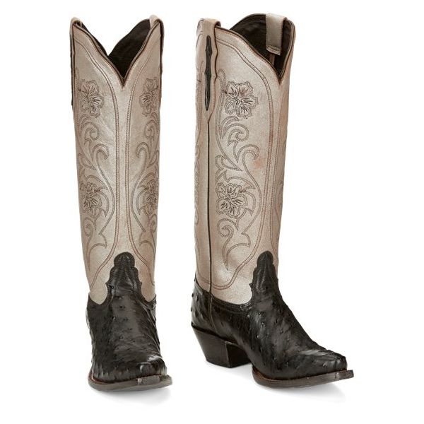 Tony Lama Boots Women's INES FULL QUILL-Mink